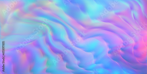 Vector warped lines colorful background. Modern abstract creative backdrop with multicolor variable width stripes. Wavy stripes optical illusion. Moire waves.