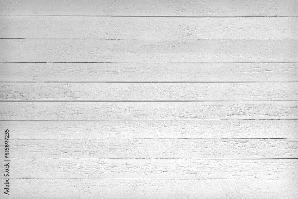 Naklejka premium Black and white texture of blank wooden planks