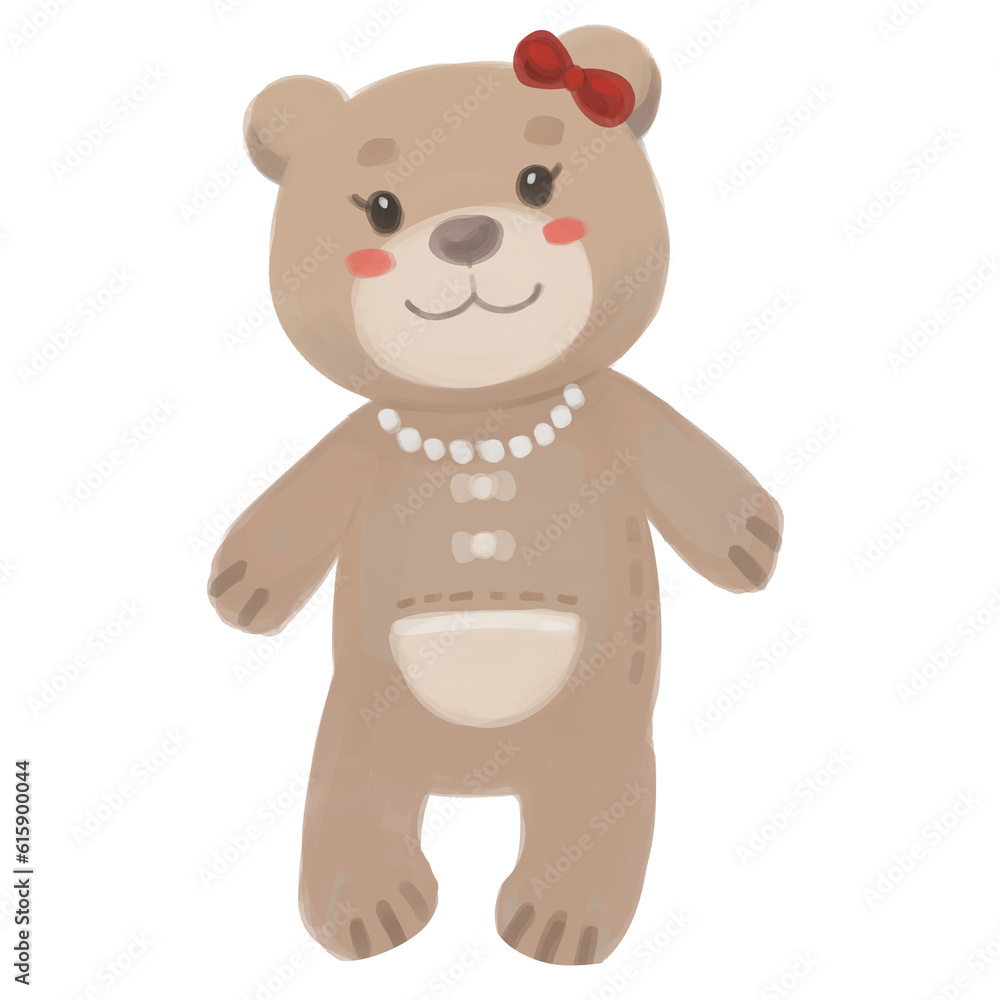 Obraz premium teddy bear cartoon