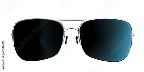 3d illustration of sunglasses isolated on white background