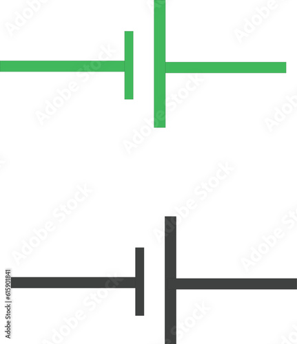 dc battery circuit symbol eps 10 suitable for many uses