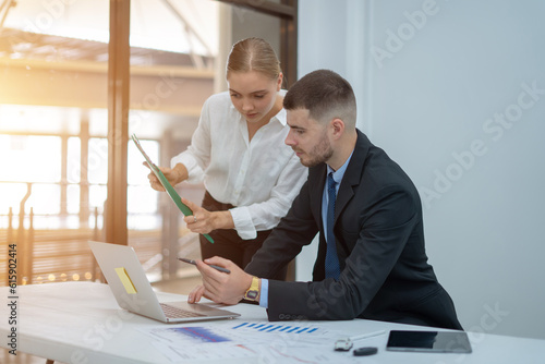 people working together in office