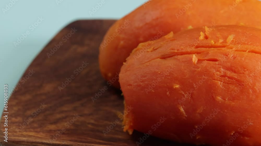 patate douce orange, cuite à l'eau patate douce orange, cuite à l'eau