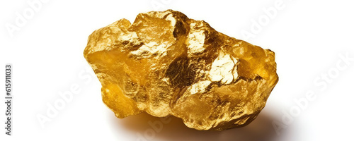 Gold nugget, AI generated