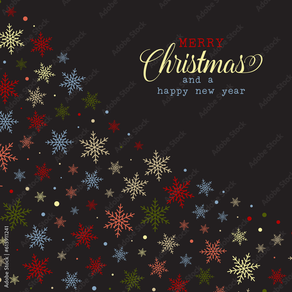 Decorative Christmas snowflake background Decorative Christmas snowflake background