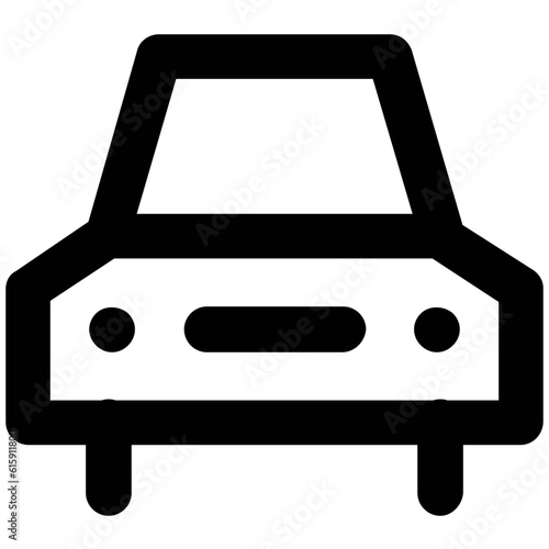 Set of Transport Bold Line Icons