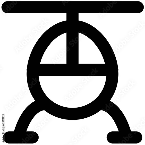 Set of Transport Bold Line Icons