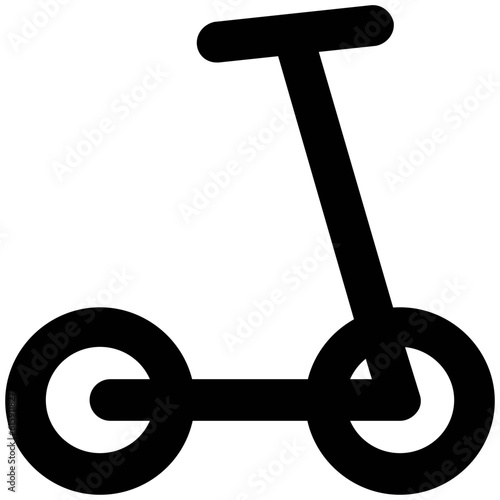 A handy icon design of baby cycle