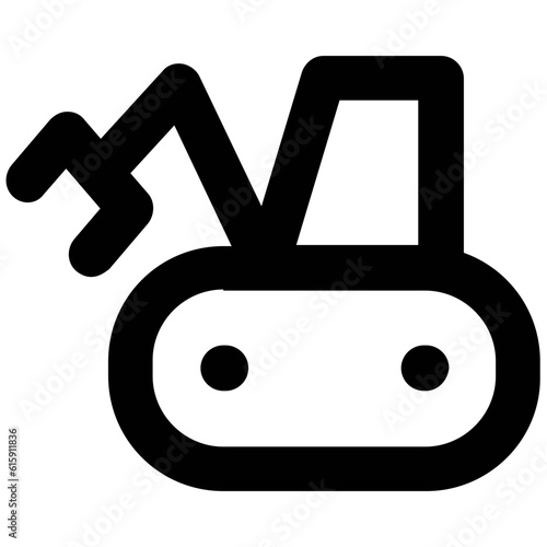 Set of Transport Bold Line Icons