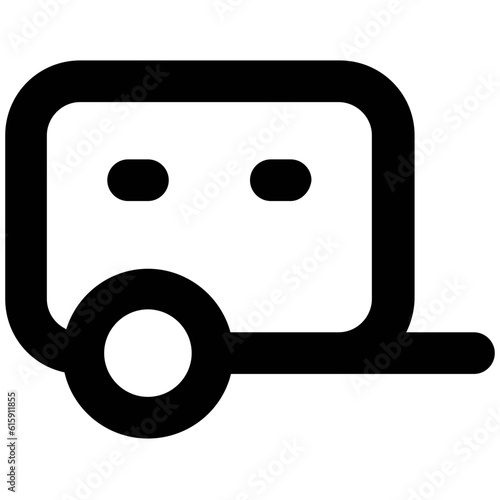 Set of Transport Bold Line Icons