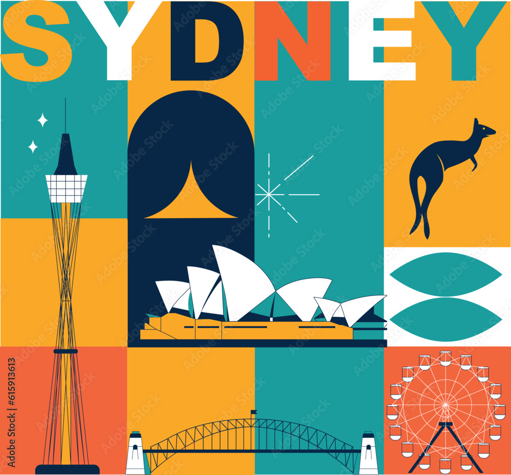 Fototapeta premium Typography word 