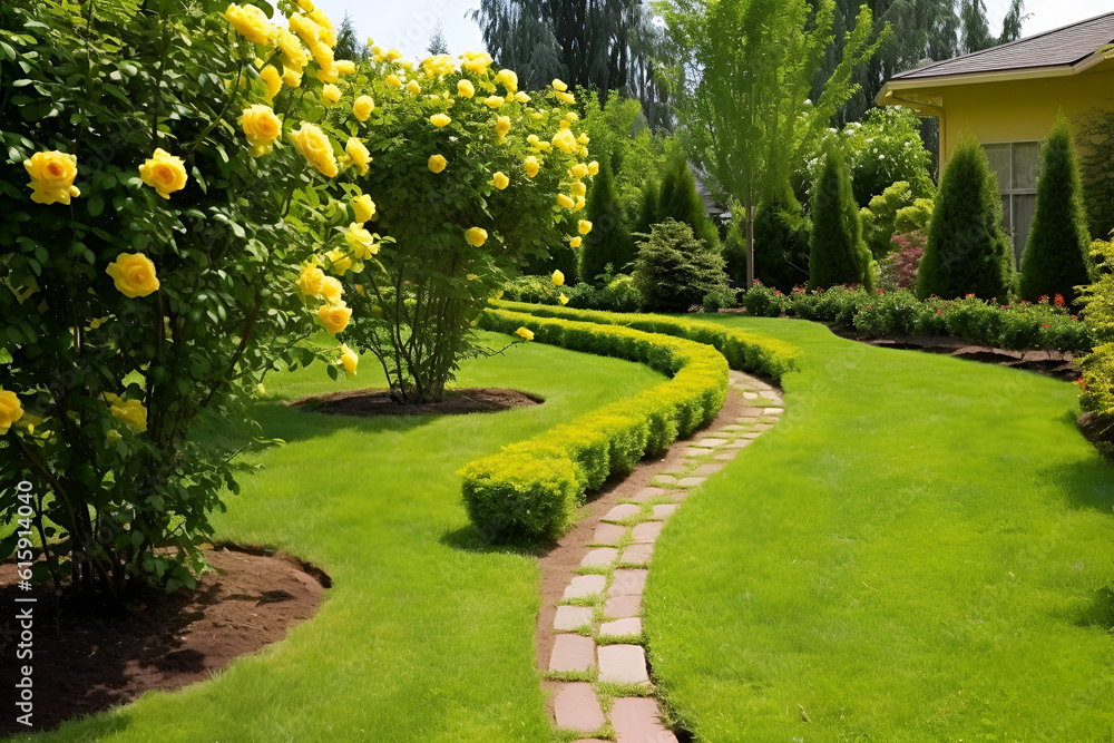 Fototapeta premium path in the garden