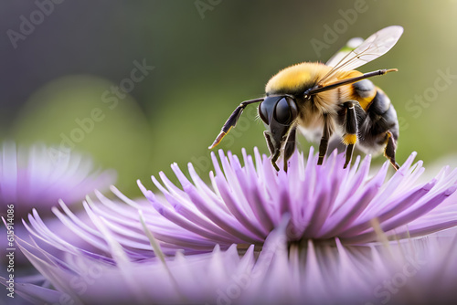 bee on flower © DJC Design