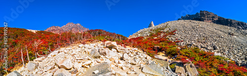 Panoramic view of Torres del Paine, National Park, Patagonia, Chile