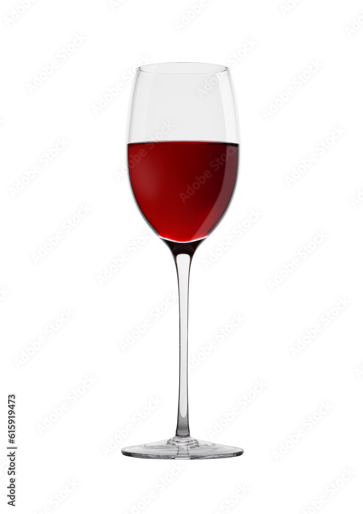 Glass of red wine isolated on white background Glass of red wine isolated on white background
