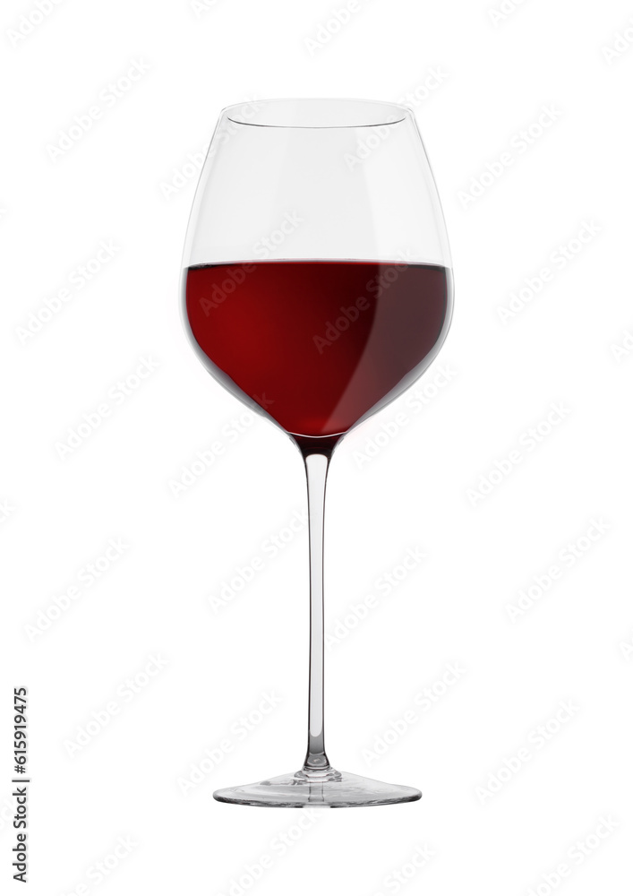 Glass of red wine isolated on white background Glass of red wine isolated on white background