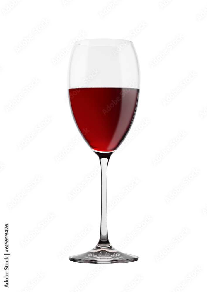 Glass of red wine isolated on white background Glass of red wine isolated on white background