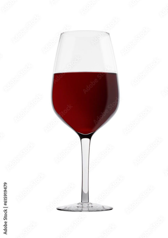 Glass of red wine isolated on white background Glass of red wine isolated on white background