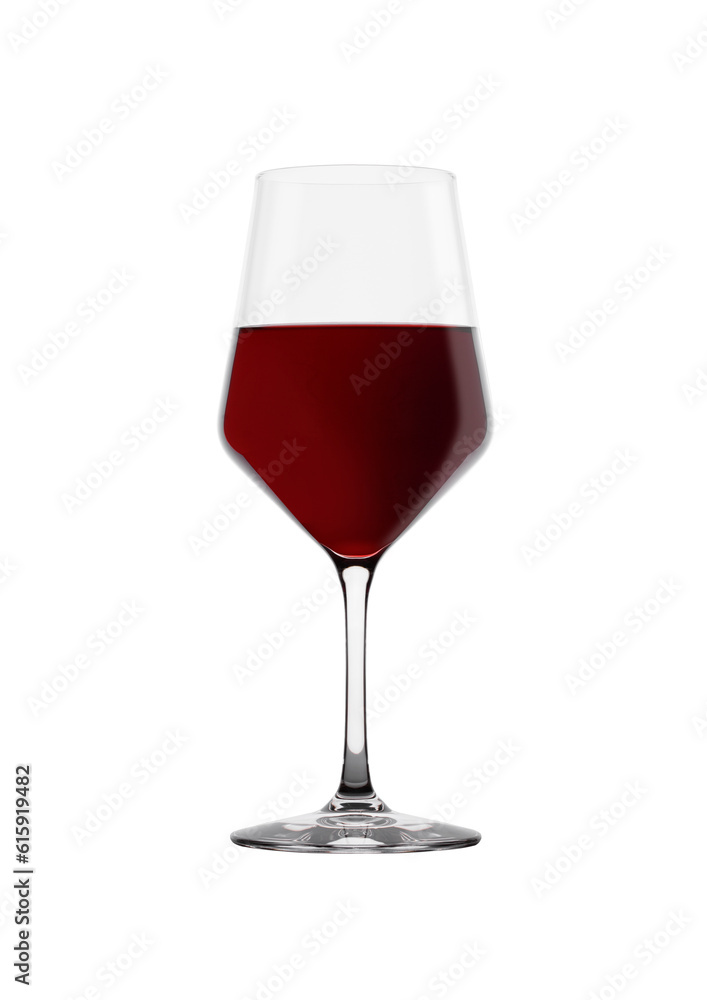 Glass of red wine isolated on white background Glass of red wine isolated on white background