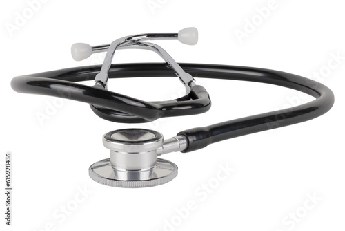 stethoscope medical diagnostic instrument with double-ended head photo