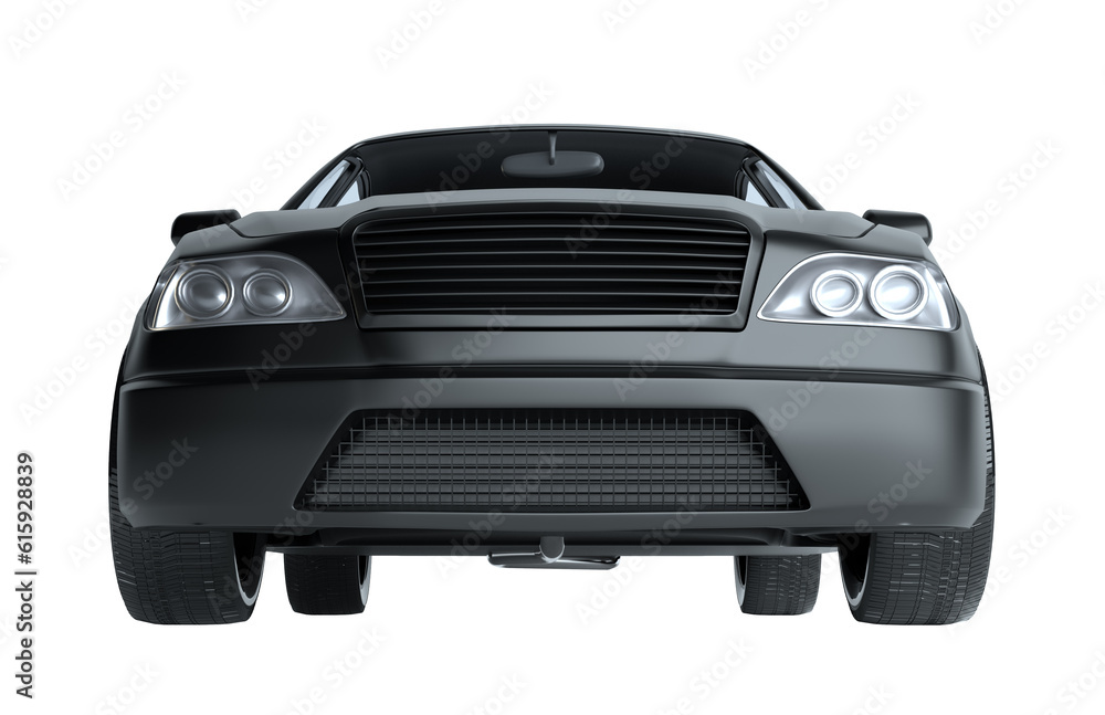 A CG render of a generic luxury sedan. 3d illustration A CG render of a generic luxury sedan. 3d illustration