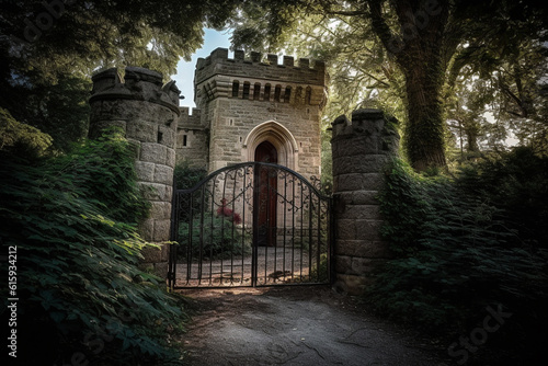 old castle gates