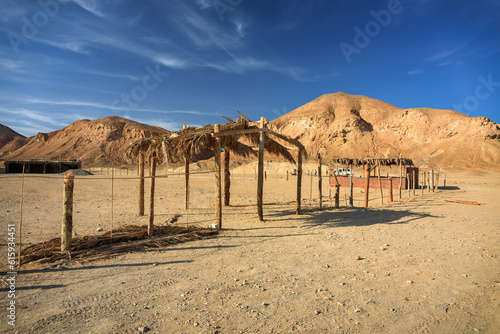 Desert landscape in Marsa Alam region, Egypt