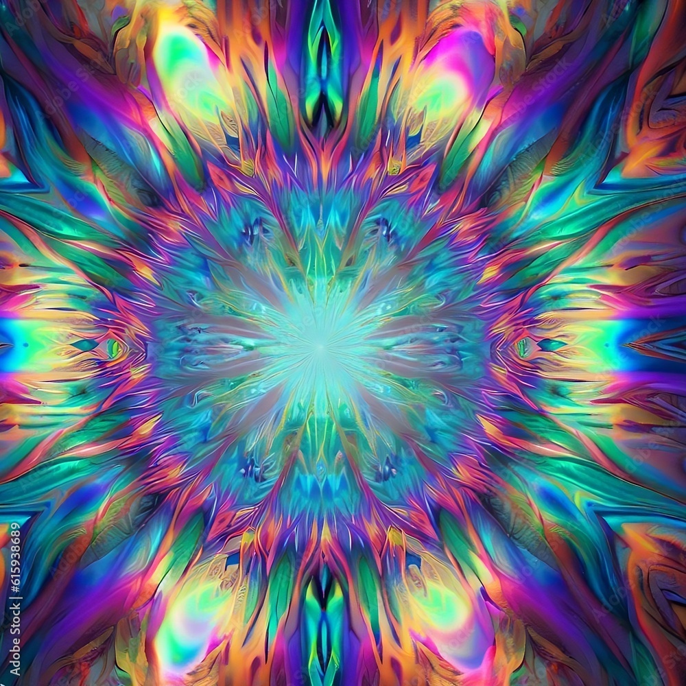 Cannabis state of mind. Colorful magical journey to another dimension. Cannabis state of mind. Colorful magical journey to another dimension.
