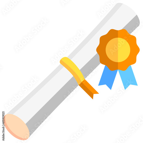 diploma icons, are often used in design, websites, or applications, banner, flyer to convey specific concepts related to education theme