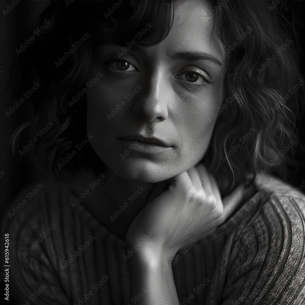 depressed woman ai generated depressed woman ai generated