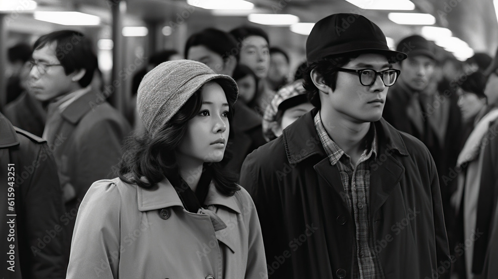 Fototapeta premium Chinese couple ai generated