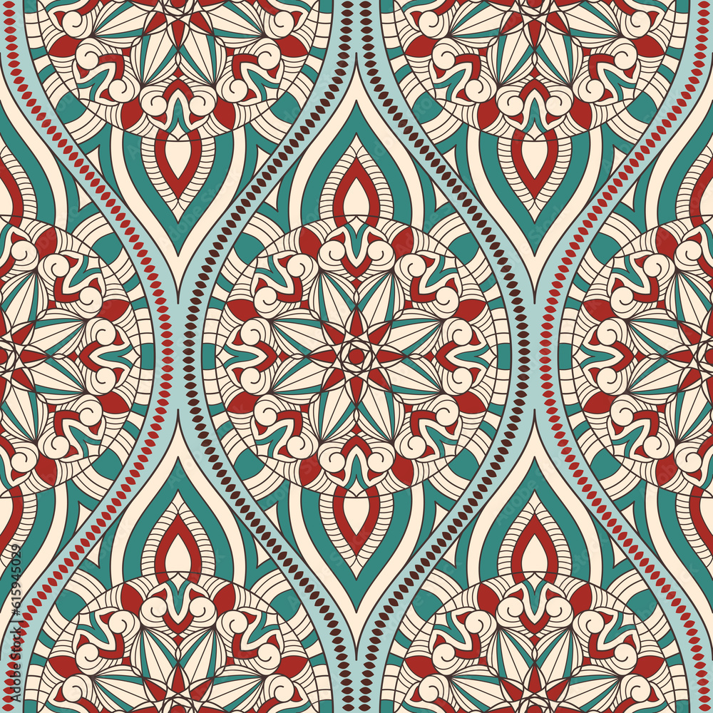 Vector seamless paisley pattern, can be used as texlile or wrapping paper