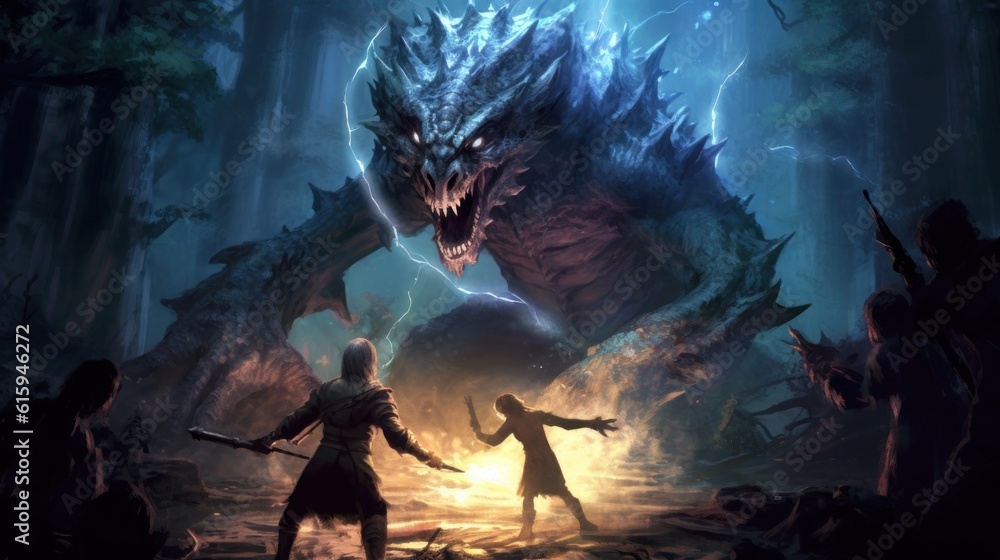 Fototapeta premium Role Playing Game Stunning Artwork