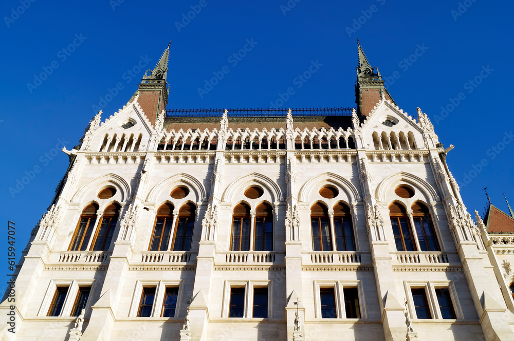 The building of the Hungarian Parliament in Budapest