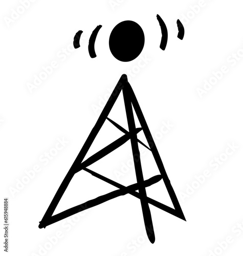 Radio Antenna sending signal