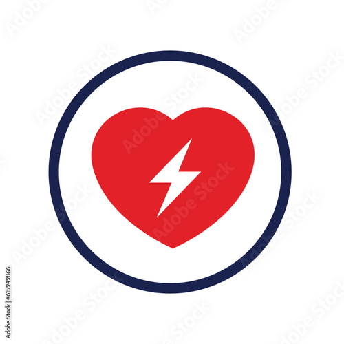 heart cpr medical icon vector design	

