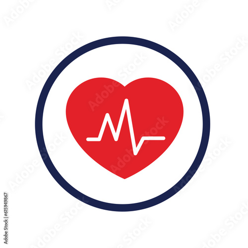 heart cpr medical icon vector design	
