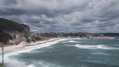 Kiyikoy Beach and Clouds Timelapse