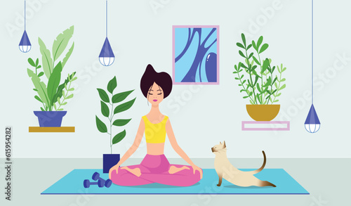 yoga in the home