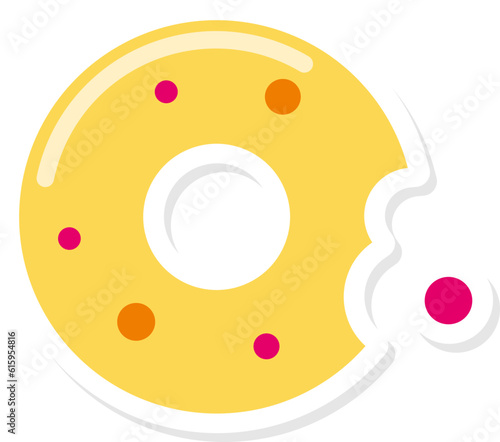 Donut bite Sticker