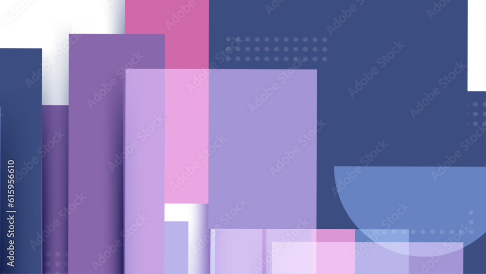 Abstract white and purple minimal gradient background. Vector Illustration.