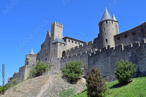 Carcassone walled city in France