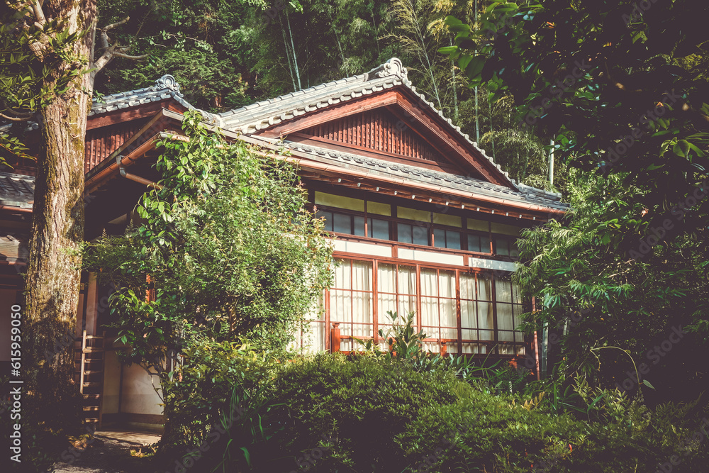 Building in Chion-in temple garden, Kyoto, Japan Building in Chion-in temple garden, Kyoto, Japan