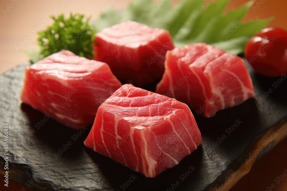 raw tuna  