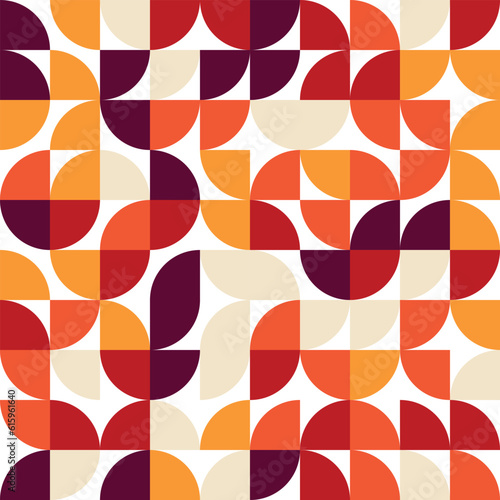Abstract geometric Pattern background for your design. Bauhaus style.