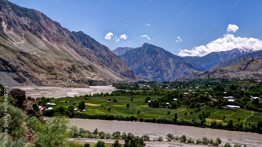 Kunar aka Chitral or Kama river near Lowari pass, Khyber Pakhtunkhwa province, Pakistan