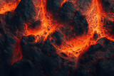 magma texture created with Generative AI technology