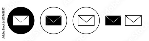 Mail icon set tor for web and mobile app. email sign and symbol. E-mail icon. Envelope icon