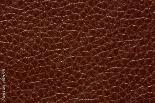 Contrast leather texture in perfective brown colour. High resolution photo.