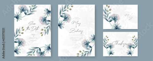 colorful colourful floral flower vector elegant hand drawing wedding invitation floral design watercolor